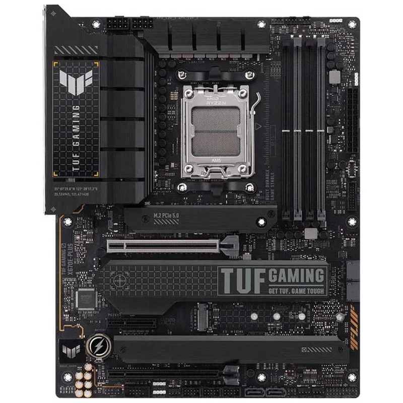 Материнская плата ASUS TUF GAMING X670E-PLUS, Socket AM5, X670, 4*DDR5, HDMI + DP, SATA3 + RAID, M2, Audio, Gb LAN, USB 3.2, USB 2.0, ATX (90MB1BJ0-M0EAY0)