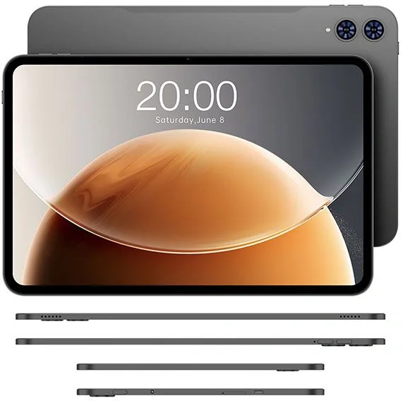 Планшет Teclast T65(A7D5) T7280 (2.2) 8C RAM6Gb ROM128Gb 13.4" IPS 1920x1200 4G Android 16 черный 13Mpix 5Mpix BT WiFi microSD 1Tb 8000mAh 10.5hr (2197350) (2197350#MLN)