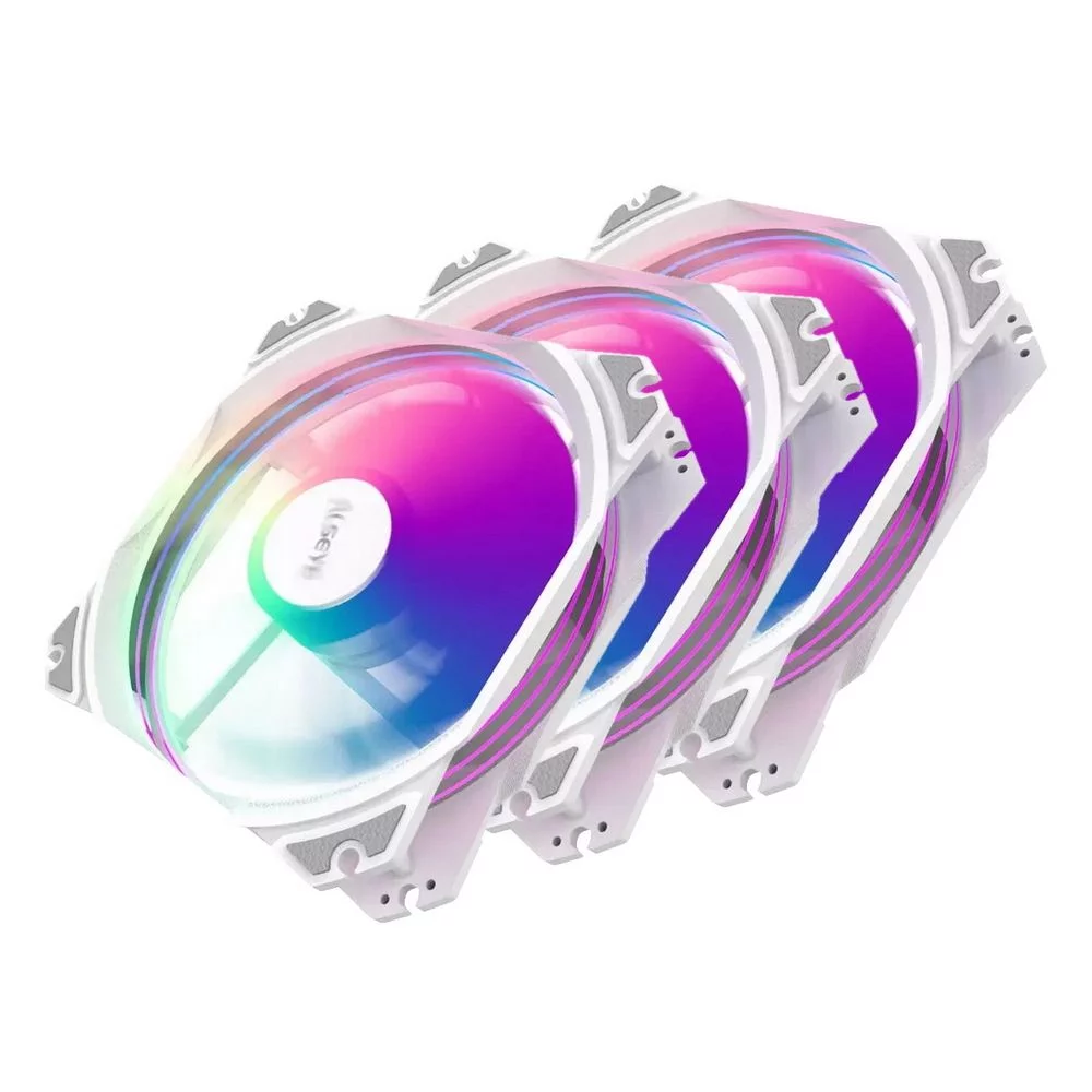 Вентилятор в корпус ALSEYE M120-PWA KIT FAN 3*120mm, 800;1700rpm, 31;66CFM, 19.4;33.8dBA, AURA RGB, PWM + 3pin Aura, RTL{24} (875712) (AS.04.01.0039)