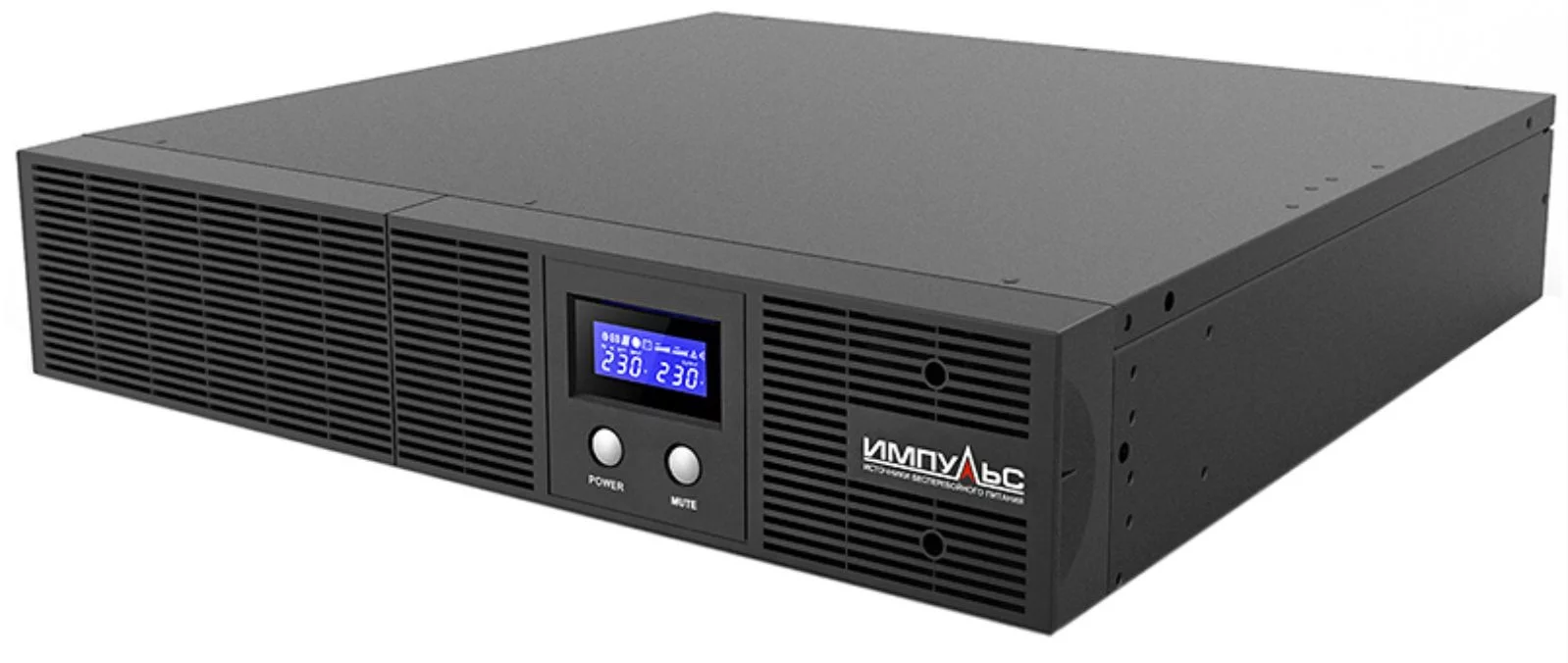 Источник бесперебойного питания Импульс СЛИМ 3000 2100Вт 3000ВА черный (SL30201)