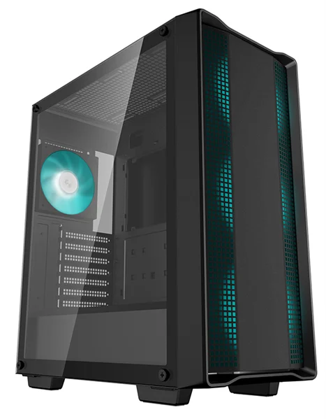 корпус Deepcool CC560 V2 без БП, боковое окно (закаленное стекло), 3x120мм LED вентилятор спереди и 1x120мм LED вентилятор сзади, черный, ATX (R-CC560-BKGAA4-G-2)