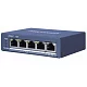 Картинка Коммутатор Hikvision DS-3E0505P-E (DS-3E0505P-E) 