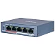 Картинка Коммутатор Hikvision DS-3E0105P-E/M(B) (DS-3E0105P-E/M(B)) 