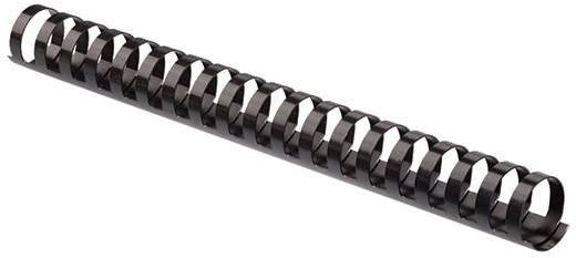 Пружины для переплета пластиковые Lamirel, 8 мм. Цвет: черный, 100 шт в упаковке. (LA-78669)