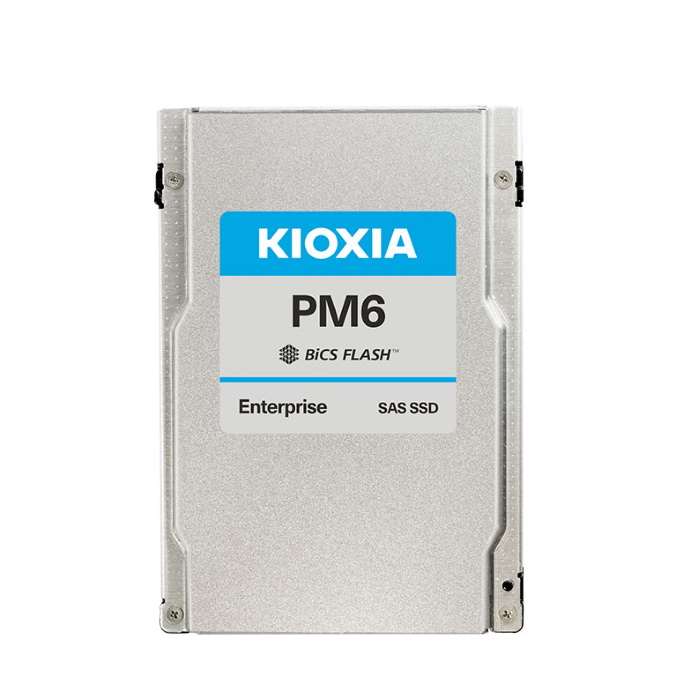 Твердотельный накопитель SSD 800GB KIOXIA Enterprise, 2.5" 15mm (SFF), SAS 24Gbit/s, Write Intensive, R4150/W2700MB/s, IOPS(R4K) 595K/466K, MTTF 2,5M, 10 DWPD, TLC (KPM61MUG800G)