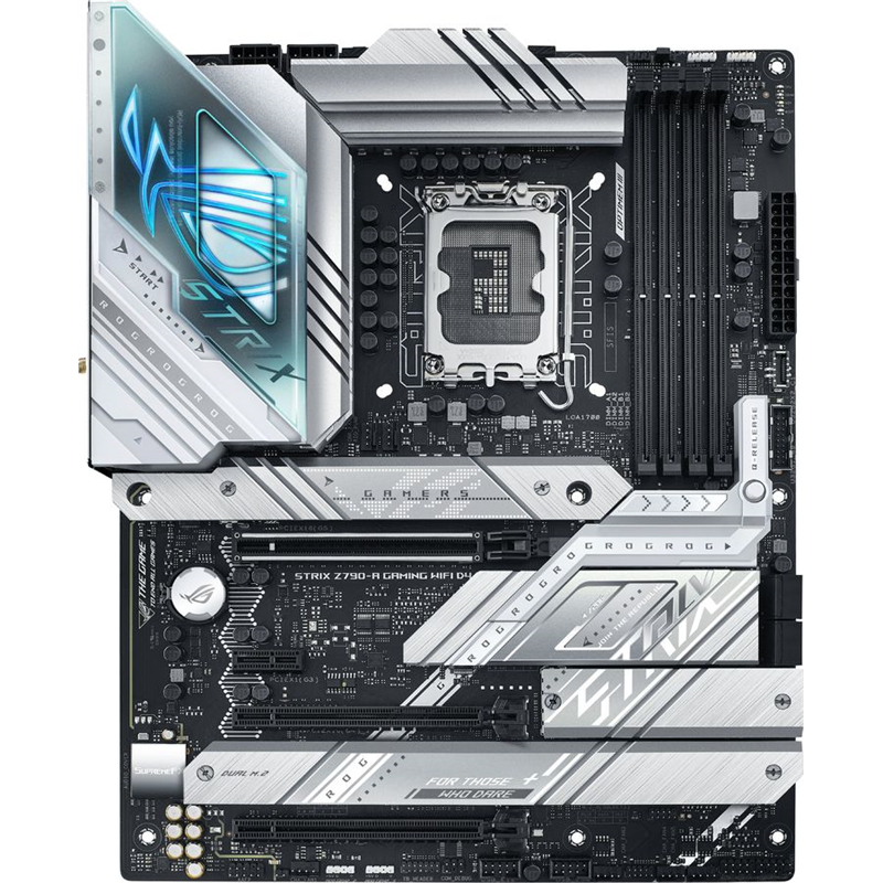 ASUS ROG STRIX Z790-A GAMING WIFI D4, LGA1700, Z790, 4*DDR4, HDMI+DP, 4xSATA3 + RAID, M2, Audio, Gb LAN, USB 3.2, USB 2.0, ATX; 90MB1CN0-M0EAY0