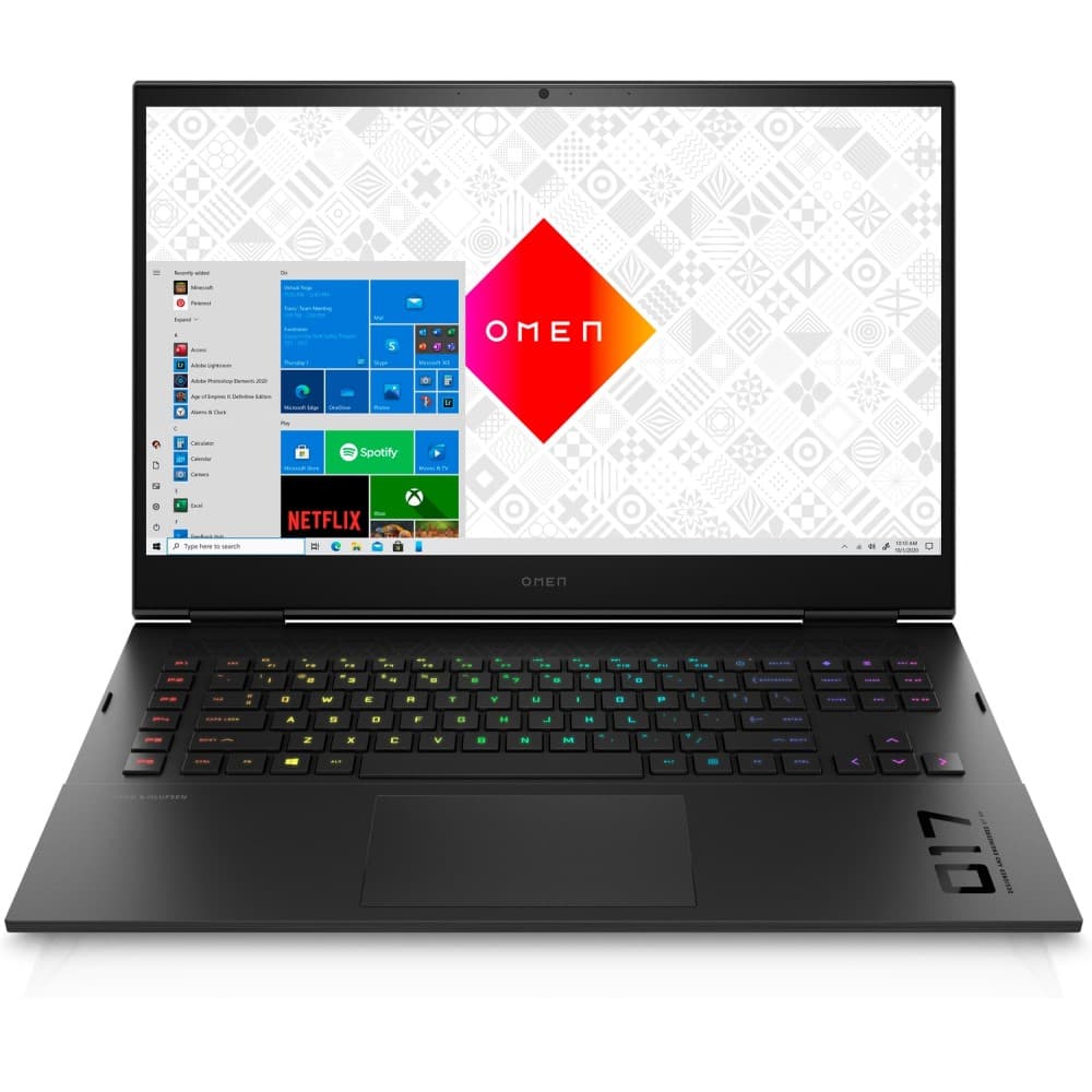 Ноутбук HP Omen 17-ck0045ur 17.3" QHD/ Core i7-11800H/ 16GB/ 1TB SSD/ GeForce RTX 3080 16GB/ Win10 (4E1C7EA)