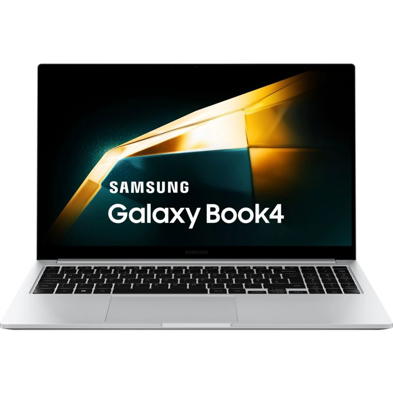 Galaxy Book4 15.6"(1920x1080 IPS (матовый))/ Intel Core 7 150U(1.8Ghz)/ 16384Mb/ 512PCISSDGb/ noDVD/ Int:Intel® Graphics/ Cam/ BT/ WiFi/ 54WHr/ war 1y/ 1.55kg/ Silver/ Win11Home + Eng kbd 3 pin (NP750XGK-KS3IN)