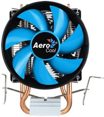 Устройство охлаждения(кулер) Aerocool Verkho 2 Dual Soc-AM4/ 1151/ 1200/ 2066 4-pin 15-25dB Al+Cu 120W 370gr Ret (VERKHO 2 DUAL PWM)
