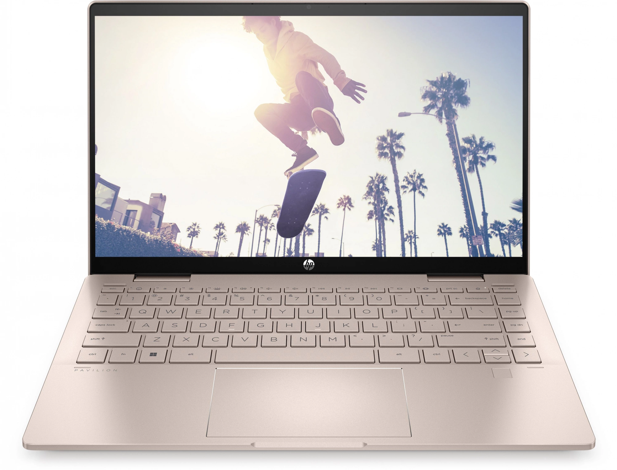 Ноутбук HP Pavilion x360 14-ek2003ci Core 5 120U 16Gb SSD512Gb Intel Graphics 14" IPS Touch FHD (1920x1080) FreeDOS rose gold WiFi BT Cam (A1AA0EA)