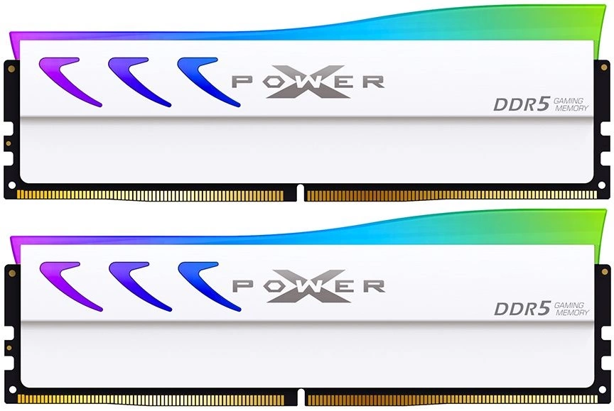 Память DDR5 2x16GB 6400MHz Silicon Power SP032GXLWU64AFDL Xpower Storm RGB RTL Gaming PC5-51200 CL32 DIMM 288-pin 1.4В kit single rank с радиатором Ret