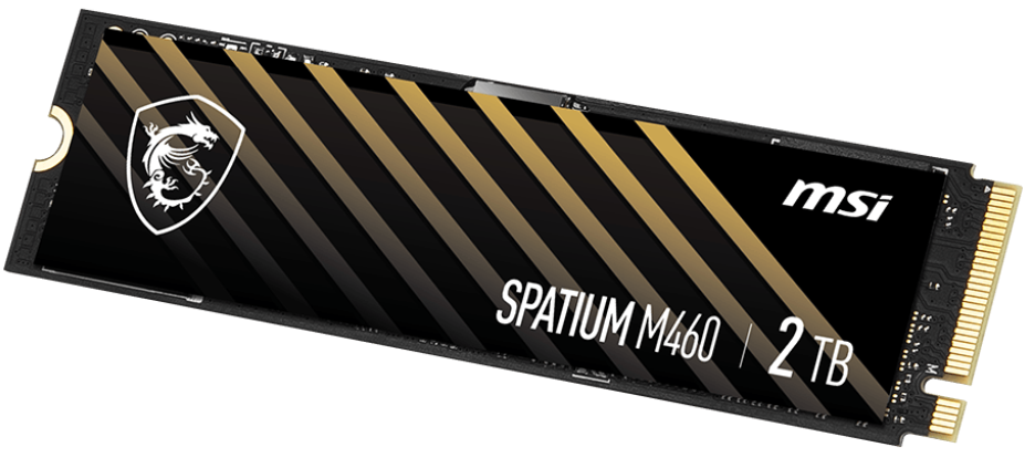 Твердотельный накопитель MSI SPATIUM M460 PCIe 4.0 NVMe M.2 2TB HS (S78-440Q420-P83)