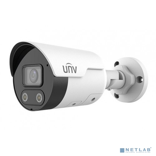 Uniview Видеокамера IP цилиндрическая, 1/ 2.8" 2 Мп КМОП @ 30 к/ с, ColorHunter, ИК-подсветка и подсветка видимого спектра до 30м., EasyStar 0.003 Лк @F1 (IPC2122LE-ADF28KMC-WL-RU)