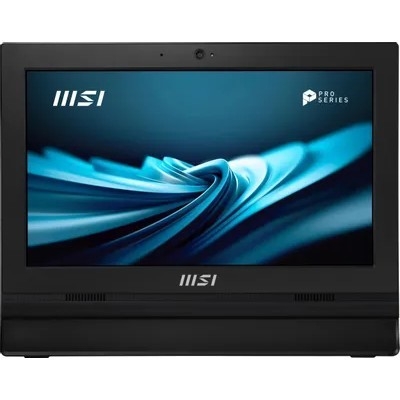 Моноблок MSI PRO AP162T ADL AiO 15,6" FHD(1920x1080)IPS AG Single Touch,Intel N100 (0.1GHz),4Gb DDR4,128GB SSD,2*COM port,VGA,Intel UHD,WiFi,BT,camera,Wired KB&mouse Eng/ Rus,Win11Pro(for Entry),1y war-ty,Black (9S6-A60211-013)