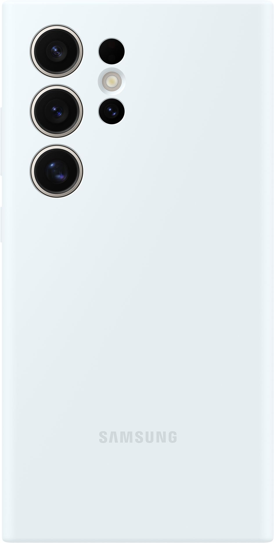 Чехол (клип-кейс) Samsung для Samsung Galaxy S24 Ultra Silicone Case S24 Ultra белый (EF-PS928TWEGRU)