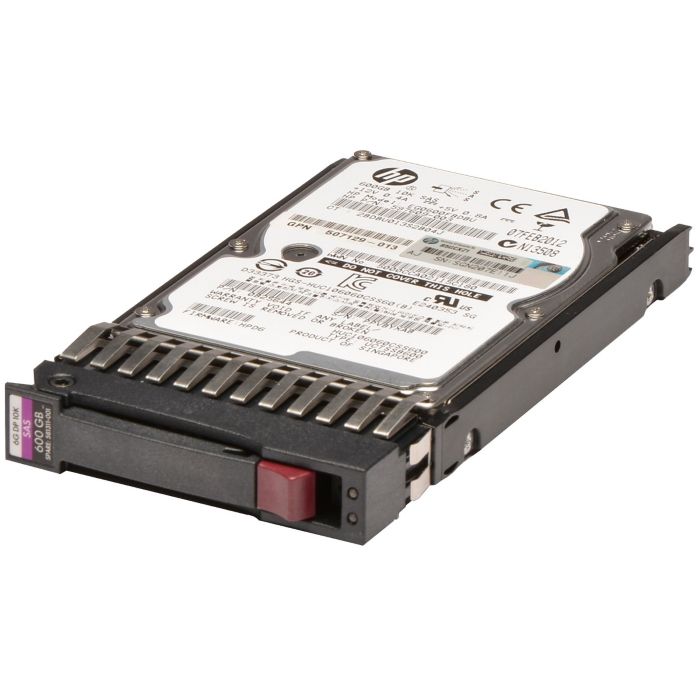 Жесткий диск HPE 600GB SFF, SAS, 10K, 6G (для M6625), восстановленный, 613922R-001