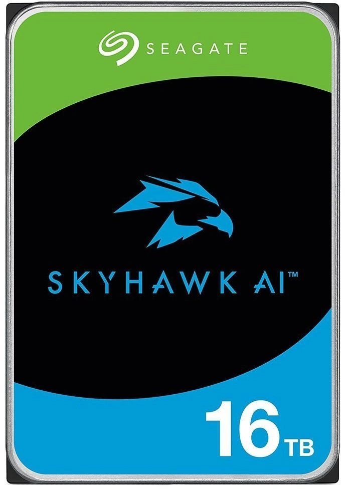 Жесткий диск Seagate SATA-III 16TB ST16000VE005 Surveillance SkyHawkAI 512E (7200rpm) 512Mb 3.5"