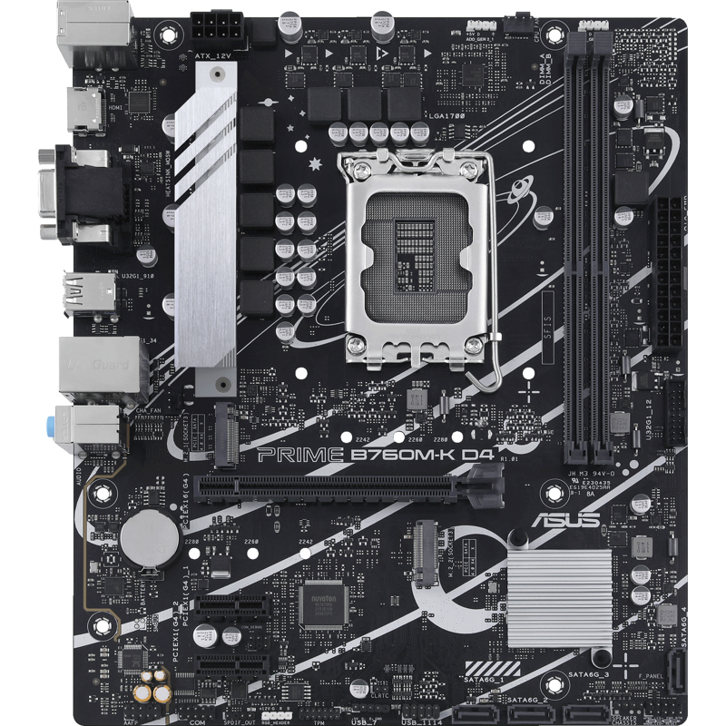 Материнская плата PRIME B760M-K D4 (90MB1DS0-M1EAY0)