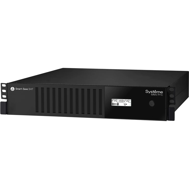 Systeme Electriс Smart-Save SMT, 3000VA/ 1800W, RM 2U, Line-Interactive, LCD, Out: 230V 8xC13, SNMP Intelligent Slot, USB, RS-232 (SMTSE3000RMI2U)