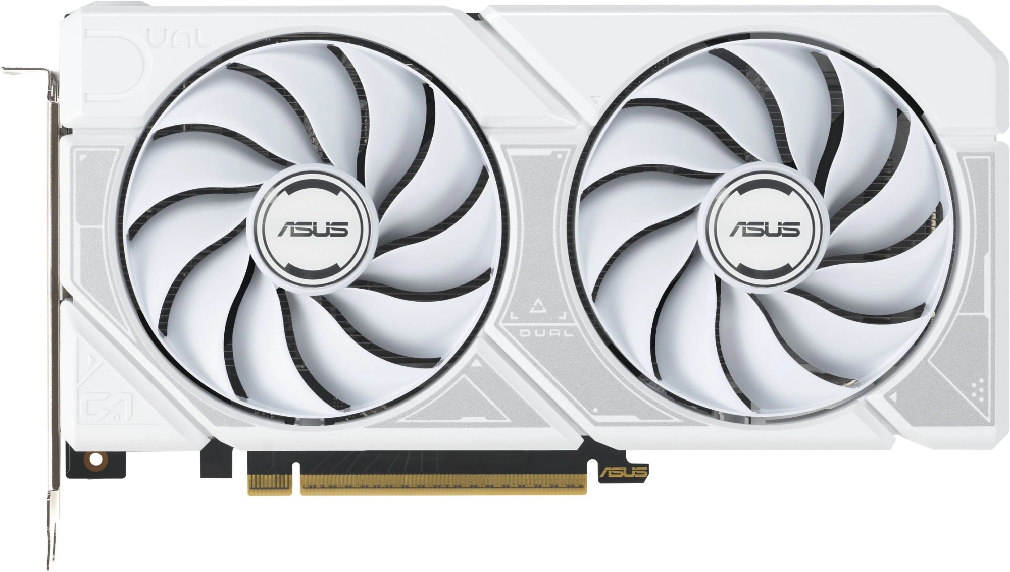Видеокарта Asus PCI-E 5.0 DUAL-RTX5060TI-O8G-WHITE NVIDIA GeForce RTX 5060TI 8Gb 128bit GDDR7 2602/28000 HDMIx1 DPx3 HDCP Ret
