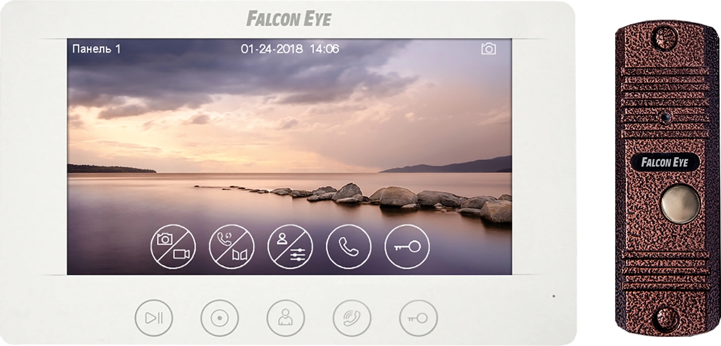 Комплект домофона Falcon Eye KIT Space HD Wi-Fi (00-00331349)