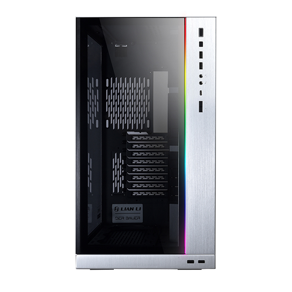 LIAN LI PC-O11 Dynamic XL ROG Certify Silver, Full-Tower: E-ATX, ATX, Micro-ATX, ITX, 4xUSB 3.0, 1xUSB 3.1 Type C, 1xAudio, Included Fans: none (G99.O11DXL-A.00)