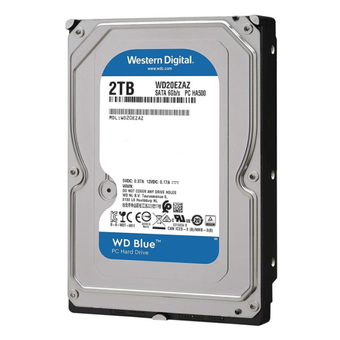 Картинка Жесткий диск Western Digital Blue 2 Тб SATA HDD (WD20EZAZ) 