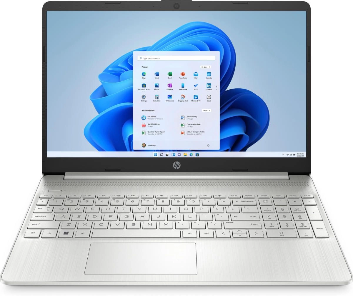 Ноутбук HP 15-ef2747wm Ryzen 7 5700U 16Gb SSD512Gb 15.6" IPS Touch FHD (1920x1080) Windows 11 silver WiFi BT (8B3S2UA)