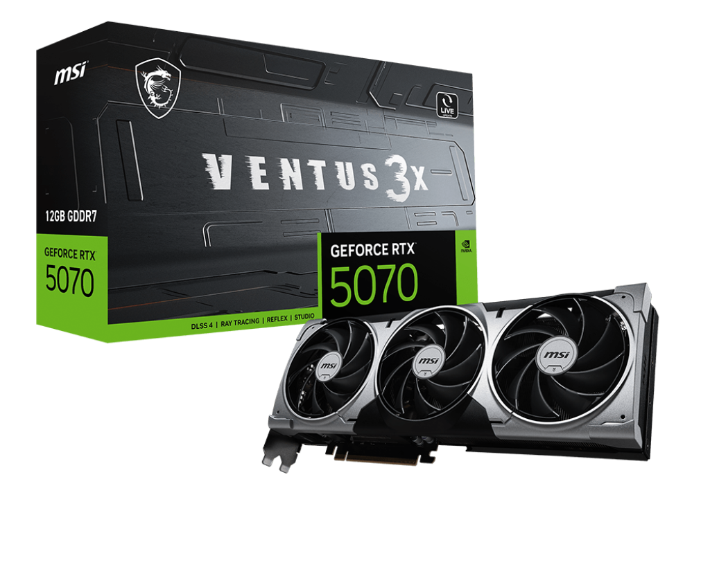 Видеокарта/ GeForce RTX 5070 12G VENTUS 3X
