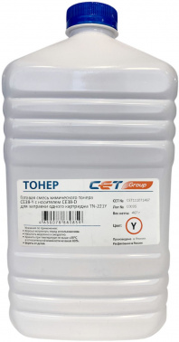 -/ Тонер CE38-Y (CPT) TN-221Y для KONICA MINOLTA Bizhub C227/287 (Japan) Yellow, 467г/бут (CET111071467)