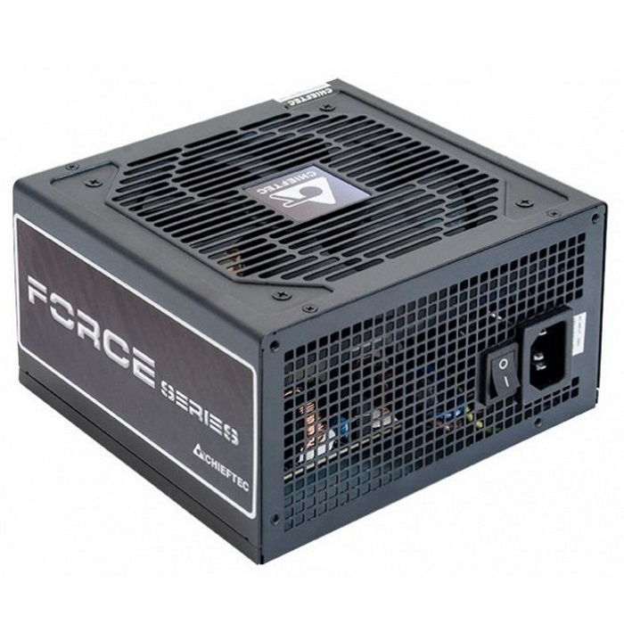 Блок питания Chieftec PSU CPS-550S 550W FORCE ATX2.3 APFC 85+ 240V RTL 12cm Fan Active PFC 20+8+4p; 24+8p; 24+8p; 4xSATA; 3xMolex+FDD Efficiency >80%