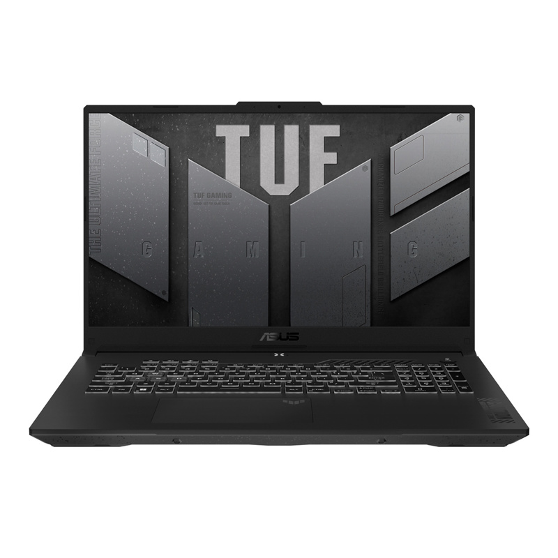 Ноутбук/ ASUS TUF F17 FX707VUR-HX225 17.3"(1920x1080 (матовый, 144Hz) IPS)/Intel Core 5 210H(2.2Ghz)/16384Mb/512PCISSDGb/noDVD/Ext:nVidia GeForce RTX4050(6144Mb)/Cam/BT/WiFi/56WHr/war 1y/2.6kg/Mecha Gray/DOS (90NR0CS5-M00E30)
