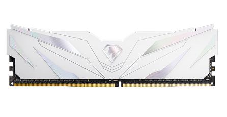 Netac Shadow II 16GB (8GBx2) DDR4-3200 (PC4-25600) C16 White 16-20-20-40 1.35V XMP Dual DIMM Kit (NTSWD4P32DP-16W)