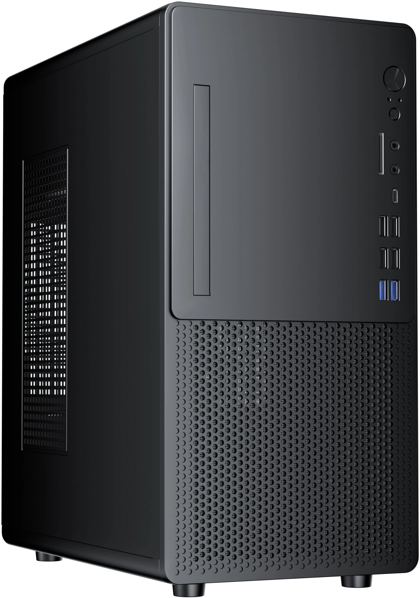 Корпус Accord ACC-U02B OFFICE черный без БП mATX 2xUSB2.0 2xUSB3.0 2xUSB3.1 audio