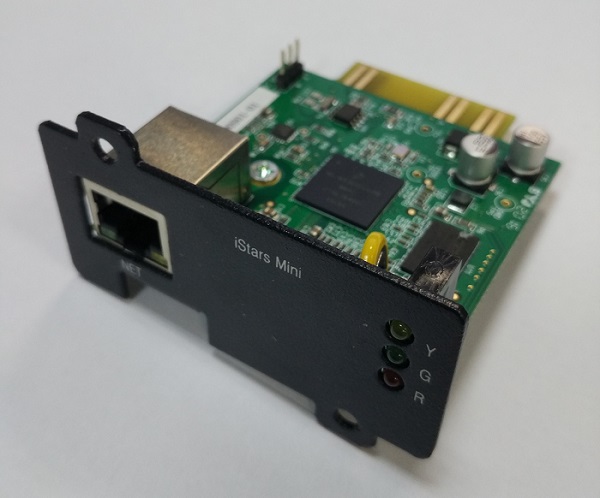 IRBIS UPS Network Communication Card, RJ45 (compatible only with IRBIS ISL ISL1000ERMI/ ISL2000ERMI/ ISL3000ERMI) (ISNC1000P)