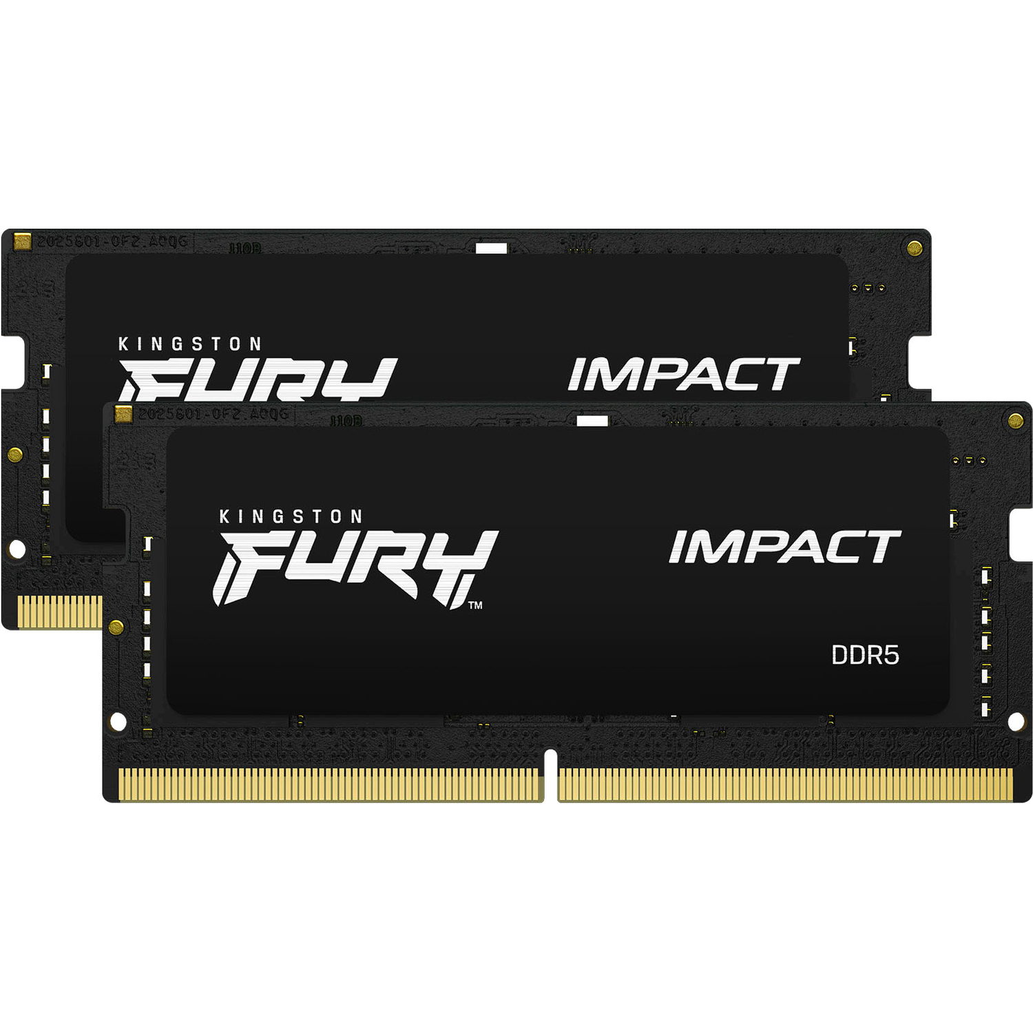 Память оперативная/ Kingston 32GB 6000MT/s DDR5 CL38 SODIMM (Kit of 2) FURY Impact XMP (KF560S38IBK2-32)