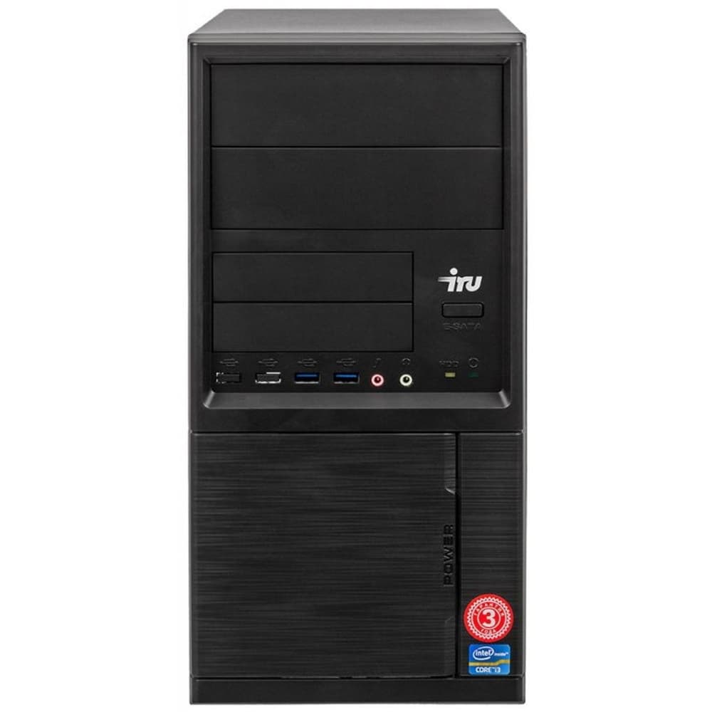Компьютер IRU Office 510H4SM MT/ Core i5-10400/ 16GB/ 240GB SSD + 1TB/ noODD/ DOS (1685479)
