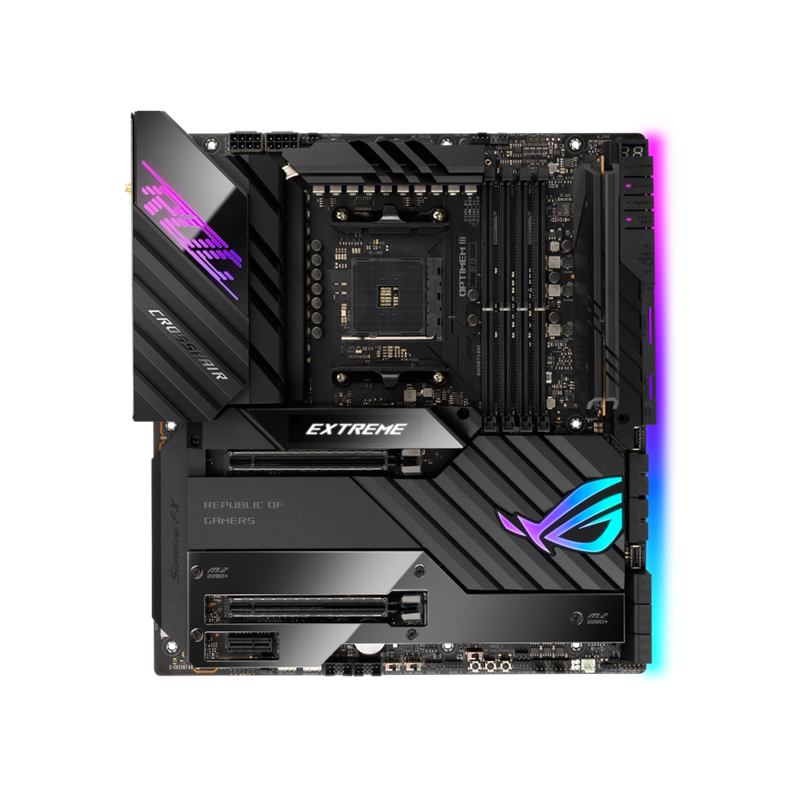 Материнская плата ASUS ROG CROSSHAIR VIII EXTREME, Socket AM4, X570, 4*DDR4, SLI+CrossFireX, SATA3 + RAID, Audio, Gb LAN, USB 3.2*16, USB 2.0*2, eATX (90MB1860-M0EAY0)