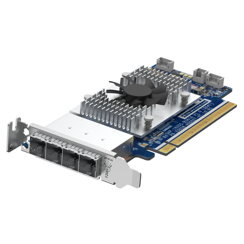 Карта расширения/ QNAP QXP-1620S-B3616W 12 Gb/s SAS expansion card, 4 SFF-8644 ports, PCIe Gen3 x16