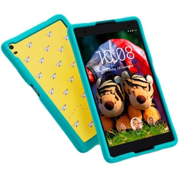 Картинка Чехол Lenovo TAB4 8 Plus Kids Case (WW) бирюзовый [ZG38C01707] 