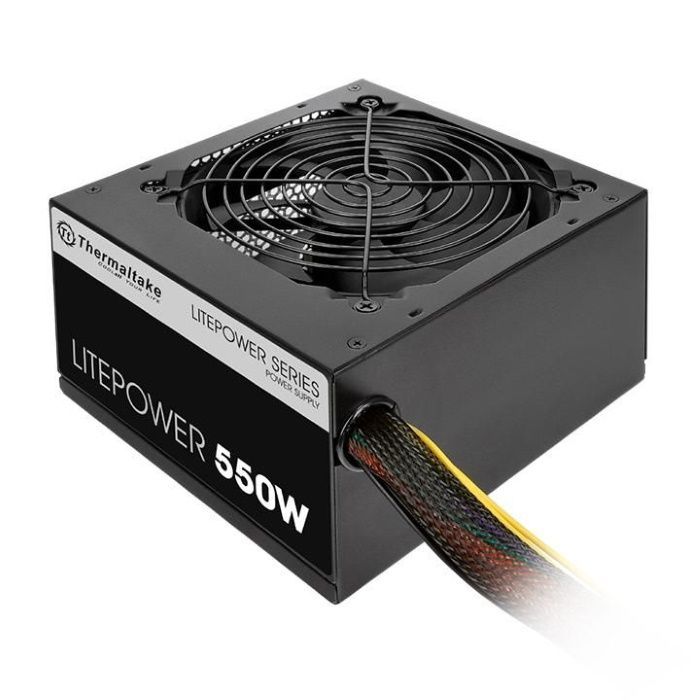 Блок питания Thermaltake Litepower 550W, APFC, ATX 12V 2.3, 120mm Fan, w/ o PFC, OEM (PS-LTP-0550NPCNEU-2)