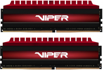 Память DDR4 2x32Gb 3200MHz Patriot PV464G320C6K Viper 4 RTL PC4-25600 CL16 DIMM 288-pin 1.35В с радиатором Ret