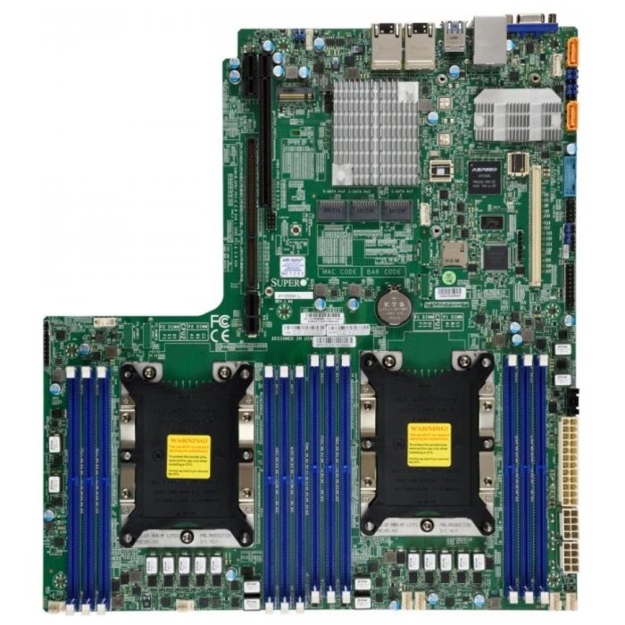 Эскиз Материнская плата Supermicro MBD-X11DDW-L-B (MBD-X11DDW-L-B)