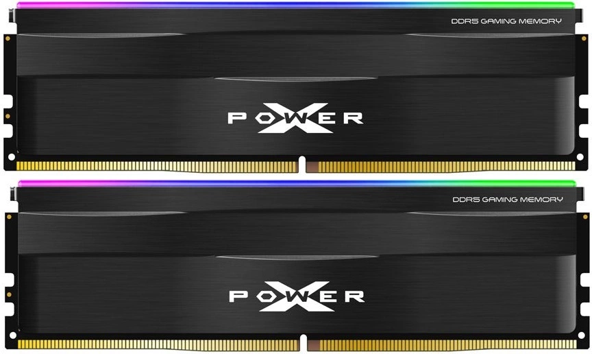Память DDR5 2x16GB 6000MHz Silicon Power SP032GXLWU600FDF Xpower Zenith RGB RTL Gaming PC5-48000 CL40 DIMM ECC 288-pin 1.35В kit single rank с радиатором Ret