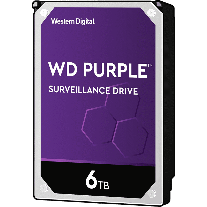 Western Digital Purple HDD 3.5" SATA 8Tb, 5640RPM, 256MB buffer (DV&NVR), WD85PURZ, 1 year