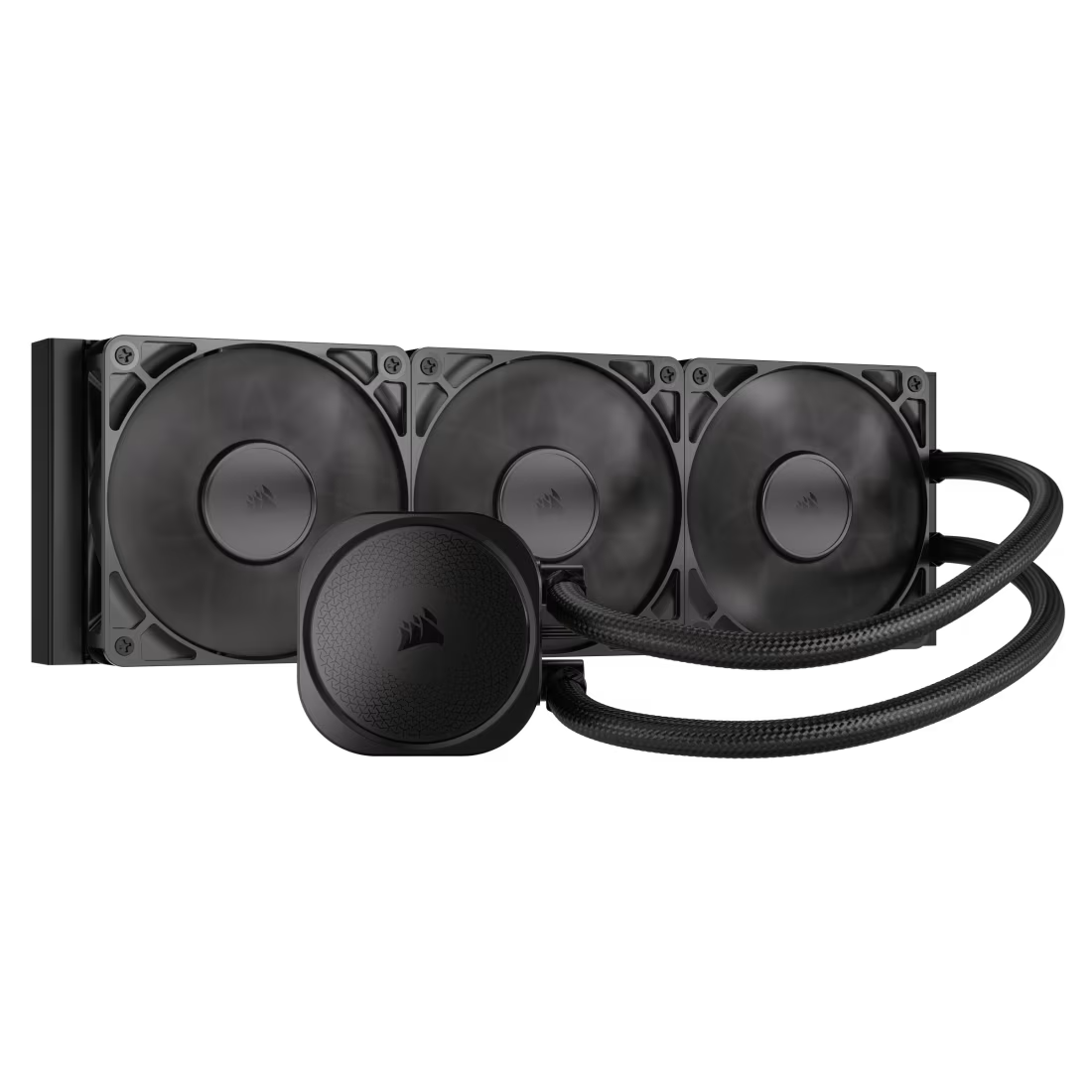 Система жидкостного охлаждения/ Water Cooling System Corsair NAUTILUS 360 ARGB (360mm, Black, Fans: 3x120mm, 72.8CFM, 36dBA, 1700RPM/ S: 1851, 1700, AM5, AM4) (CW-9060089-WW)