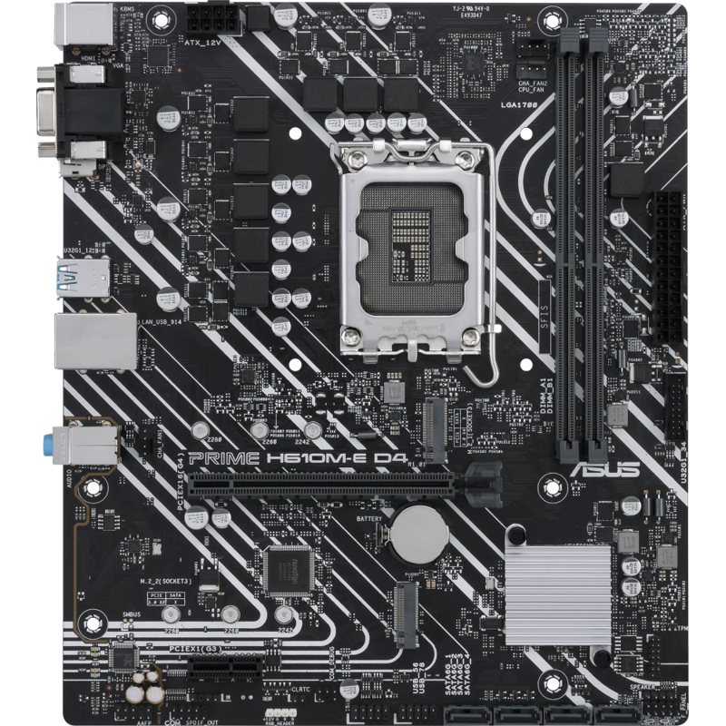 Материнская плата PRIME H610M-E D4-CSM (90MB19N0-M1EAYC)