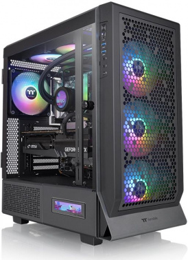 Корпус Thermaltake Ceres 500 TG ARGB черный без БП ATX 4x140mm 2xUSB3.0 1xUSB3.1 audio bott PSU (CA-1X5-00M1WN-00)