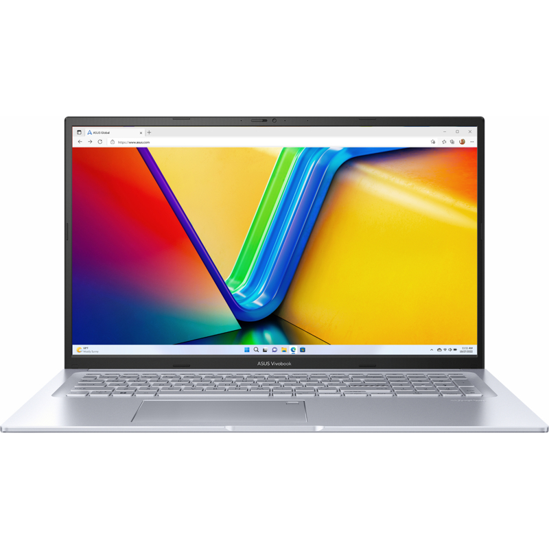 Ноутбук/ ASUS M3704YA-AU071 17.3"(1920x1080 (матовый) IPS)/ AMD Ryzen 5 7530U(2Ghz)/ 16384Mb/ 512PCISSDGb/ noDVD/ Int:AMD Radeon/ Cam/ BT/ WiFi/ 50WHr/ war 1y/ 2.1kg/ Transparent Silver/ DOS (90NB1191-M002Y0)