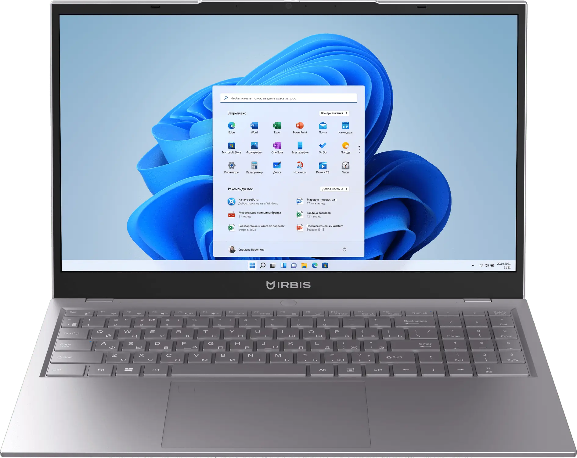 Ноутбук IRBIS 15NBC1011 15.6" AMD Ryzen R5 6600H, 16 DDR5 512GB PCIE 4, 15.6 FHD IPS 144H,2MP,RX6650M, RGB backlight, 5200MAH,19.5V 11.8A, grey full metal case, 2.1kg, USB4, Wifi 6E, NoOS